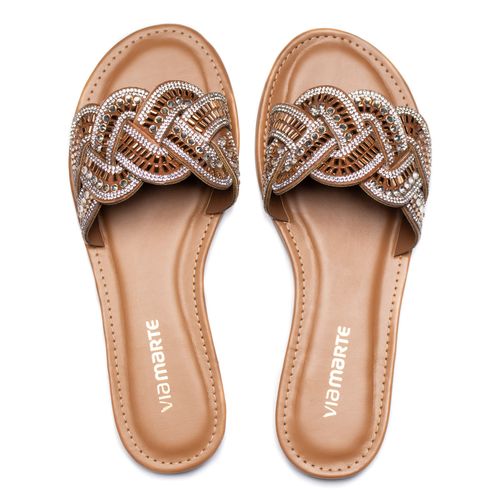 Chinelo Rasteira Feminino Via Marte Pedrarias