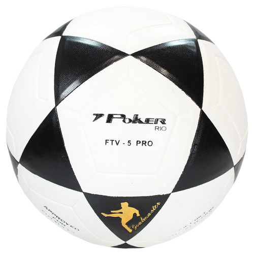 Bola Futevólei Poker Pu Branco/Preto
