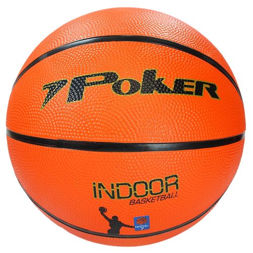 Bola Basquete Poker Oficial Indoor Laranja