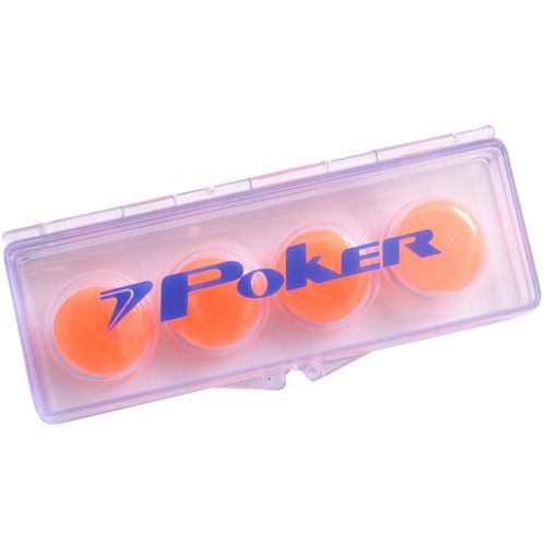 Protetor De Ouvido Poker Silicone Soft Laranja