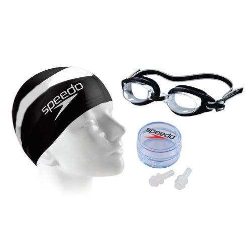 Kit de Natação Speedo Swim SLC Preto