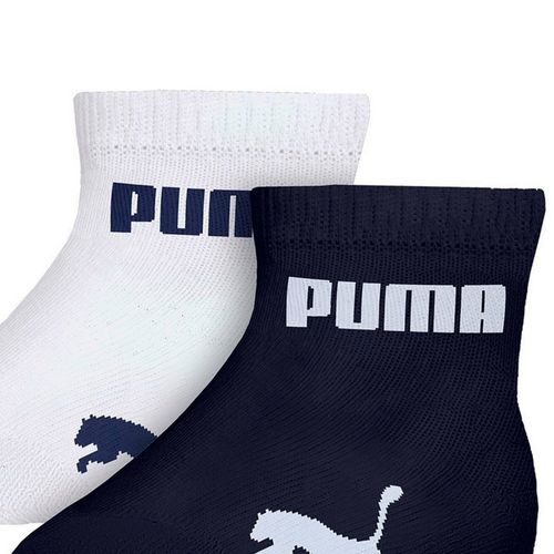 Kit c/ 2 Meias Puma Bebê Branco/Marinho