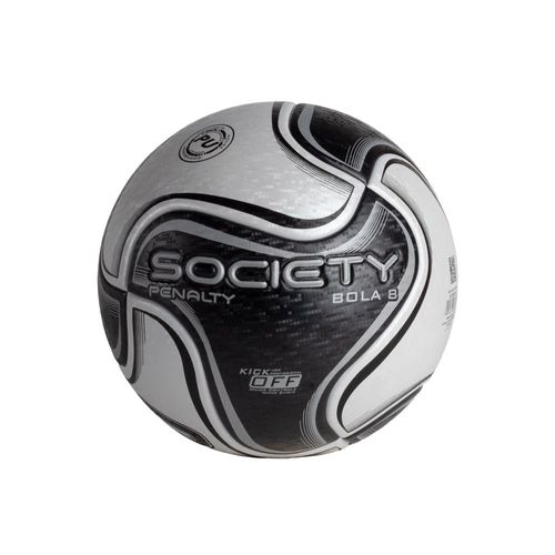 Bola Society Penalty 8X Branco/Preto