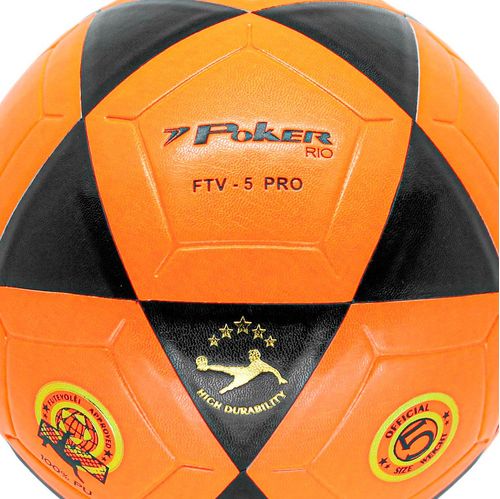 Bola Futevôlei Poker Rio Laranja/Preto