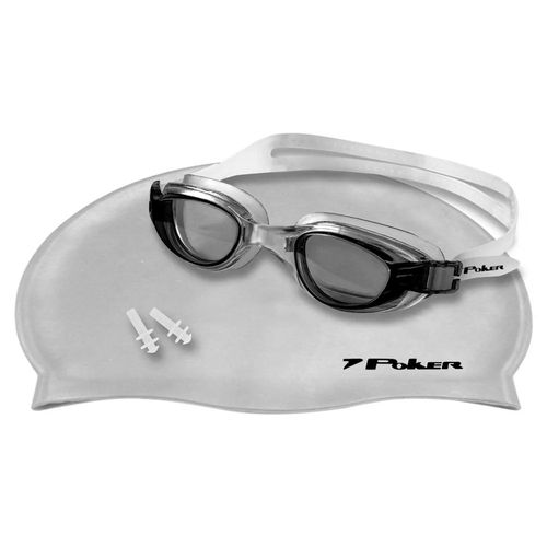 Kit de Natação Poker Navagio Transparente
