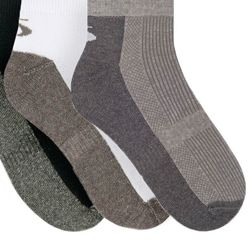 Kit 3 Pares de Meia Masculina Selene Sapatilha Esportiva Preto/Branco/Cinza