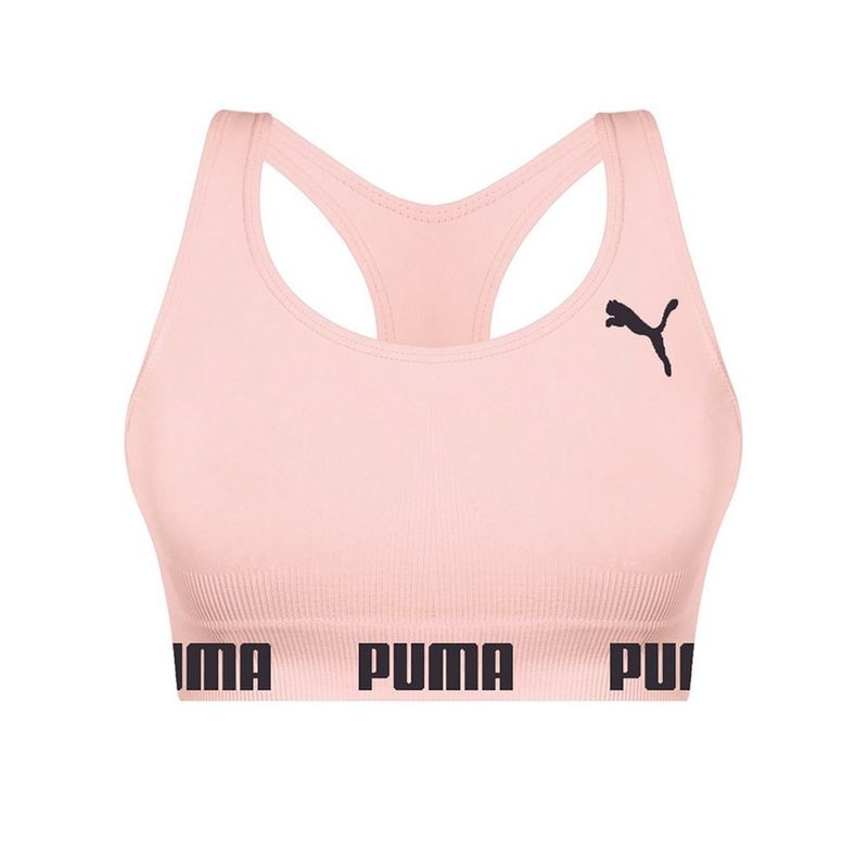 Top Feminino Puma Nadador Rosa Claro Lojas Radan