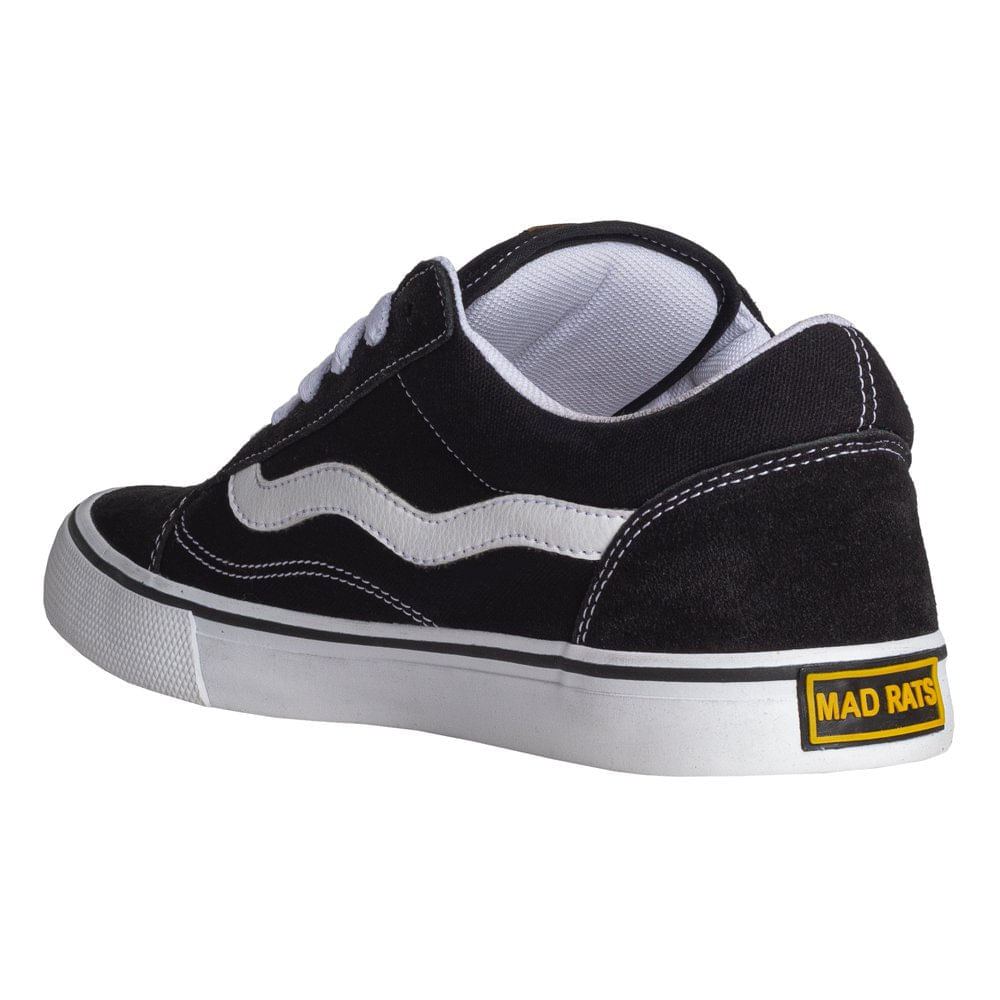 Tênis Unissex Mad Rats Old School Preto/branco