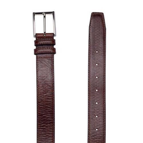 Cinto Masculino de Couro Fasolo Trisse G029019 Marrom