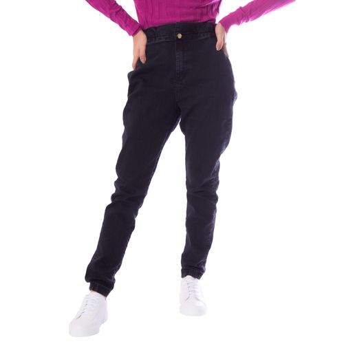 Calça Jeans Feminina Teezz Jogger Preta