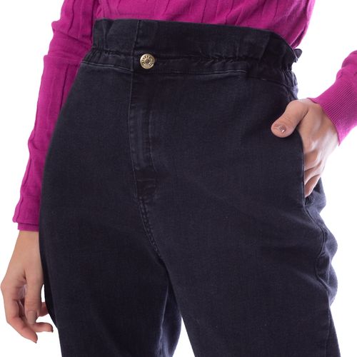 Calça Jeans Feminina Teezz Jogger Preta
