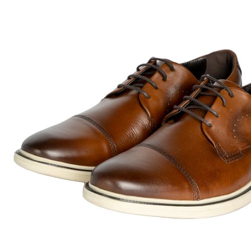 Sapato Masculino Democrata Metropolitan Bay Marrom Escuro