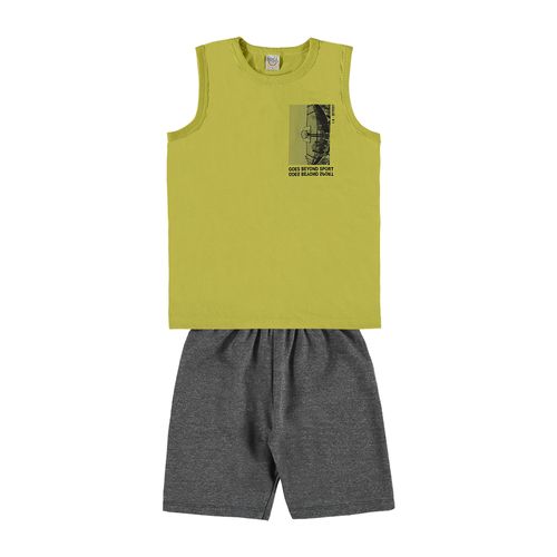 Conjunto Infantil Boca Grande Sport Menino Verde