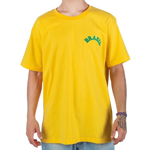 Camiseta de Torcidor do Brasil Unissex Amarelo