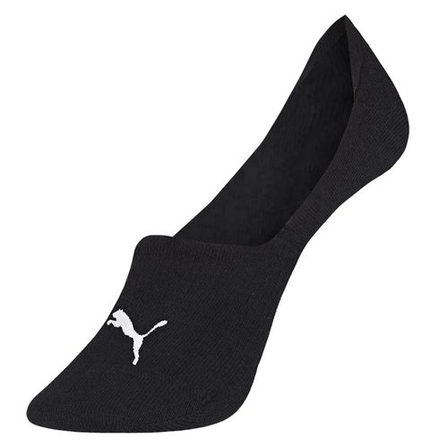 Kit 2 Pares de Meia Puma Invisível Preto e Branco