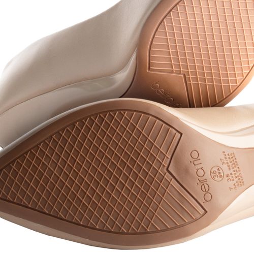 Sapato Sarpin Feminino Beira Rio Napa Bege