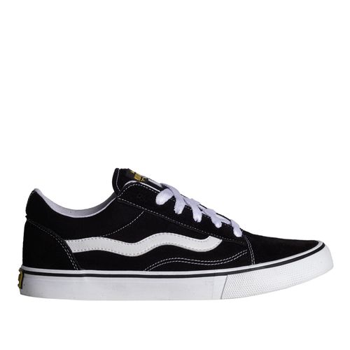 Tênis Unissex Mad Rats Old School Preto/Branco