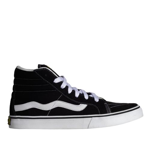 Tênis Unissex Mad Rats Hi Top Old School Preto/branco