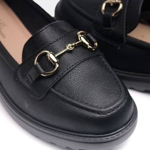 Sapato Mocassim Feminino Modare Napa Preto