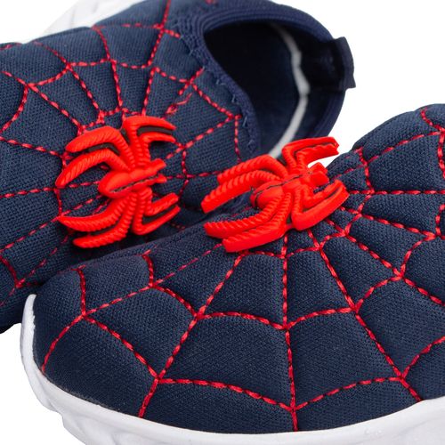 Tênis Infantil Club Happy Calce Fácil Spider Azul