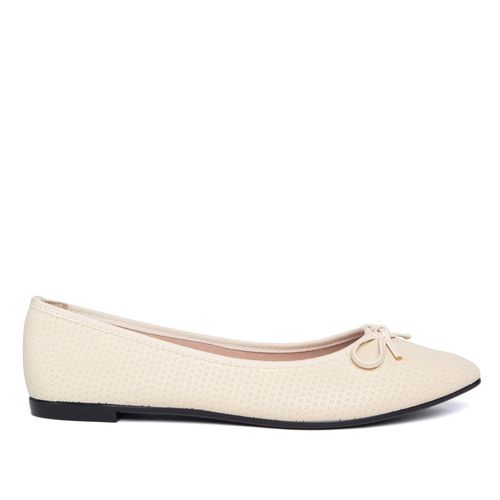 Sapatilha Feminina Moleca Napa Creme