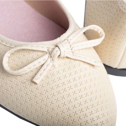 Sapatilha Feminina Moleca Napa Creme