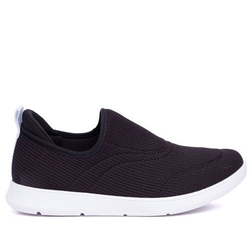 Tênis Feminino Comfortflex Slip On  Preto