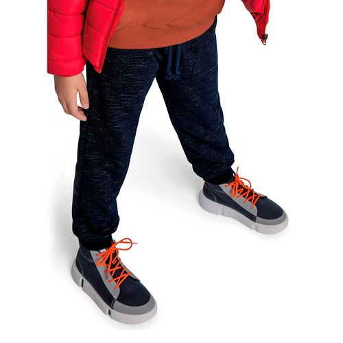 Calça de Moletom Infantil Rovitex Com Bolsos Marinho