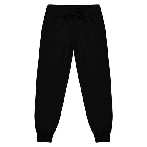 Calça de Moletom Infantil Rovitex Preto