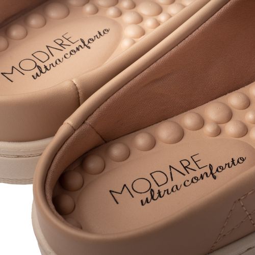 Mule Feminino Modare Napa Pele Strech Bege