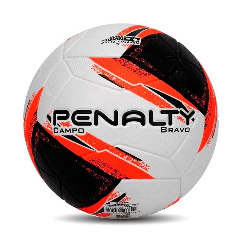 Bola de Futebol Campo Bravo Penalty XXI LAR/PT - Mercadão Dos Esportes,  loja de materiais esportivos