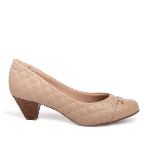 Sapato Feminino Modare Napa Pele Strech Bege