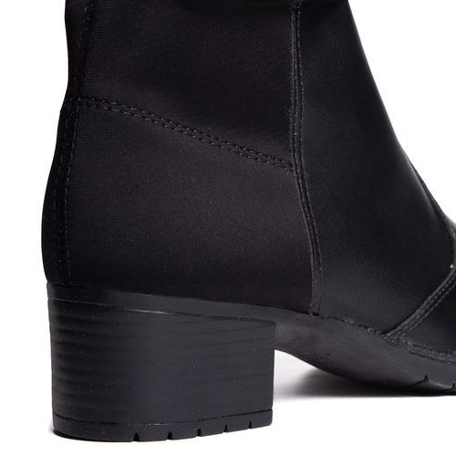 Bota Feminina Mississipi Over The Knee Preta