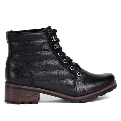 Coturno Feminino Pegada Tratorado Preto