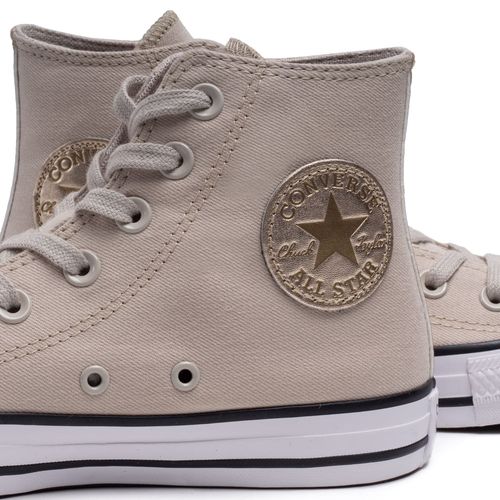 Tênis Converse Chuck Taylor All Star Hi Bege
