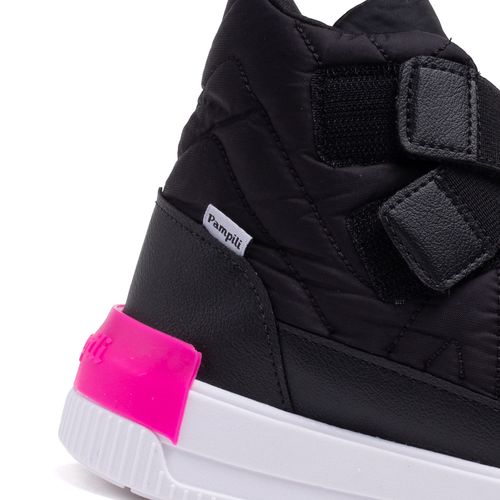 Tênis Infantil Pampili XP21 Cano Médio Preto