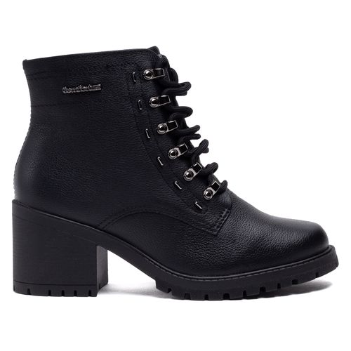 Bota Feminina Comfortflex Tratorada Preta