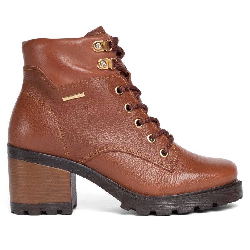 Bota coturno best sale feminina salto medio