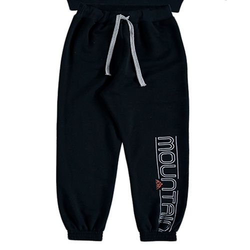 Conjunto Infantil Boca Grande Moletom Mountain Preto