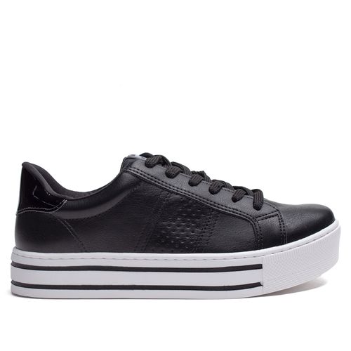 Tênis Feminino Via Marte Flatform Casual Preto