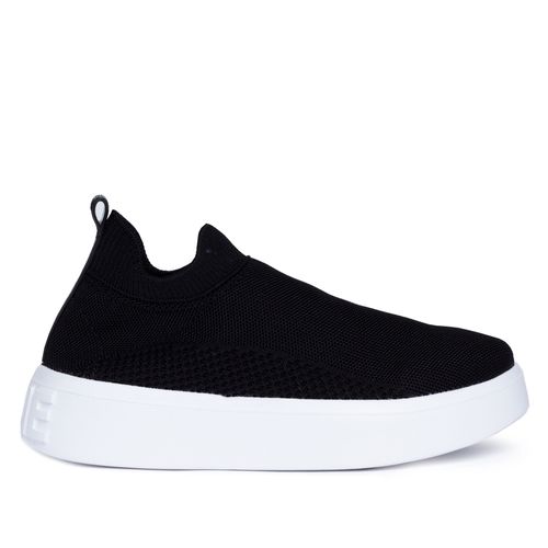 Tênis Feminino Petite Jolie Start Knit Preto