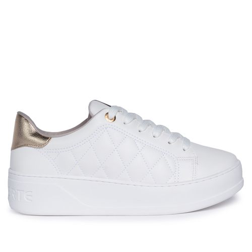 Tênis Feminino Via Marte Flatform Matelassê Branco