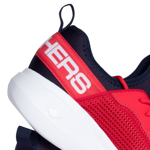 Tênis Masculino Skechers Go Run Fast Valor Vermelho