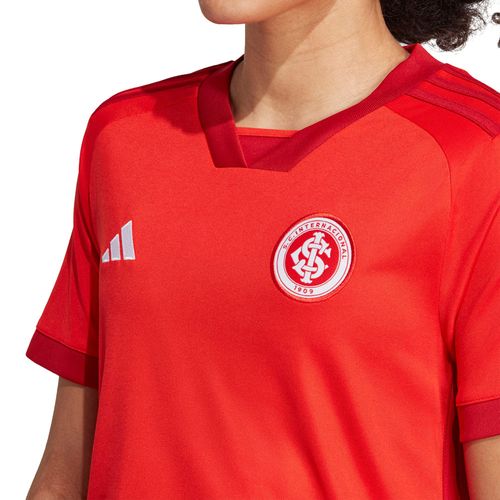 Camisa Feminina Adidas Internacional I 23/24 Vermelho