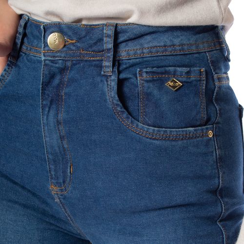 Calça Jeans Feminina Max Denim Reta Azul