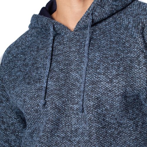 Suéter Masculino Facinelli Tricot com Capuz Azul Claro
