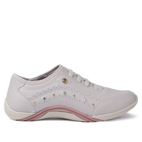 Tênis Feminino Kolosh Casual com Strass Cinza