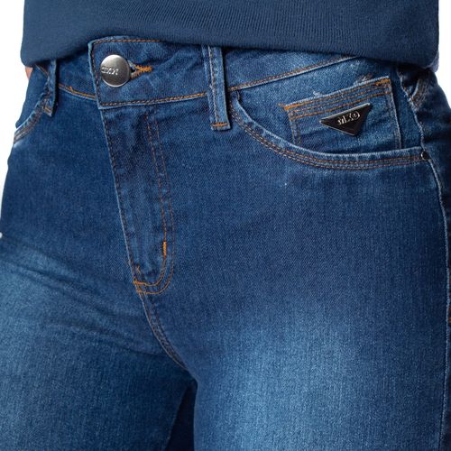 Calça Jeans Feminina Max Denim Skinny Up Azul