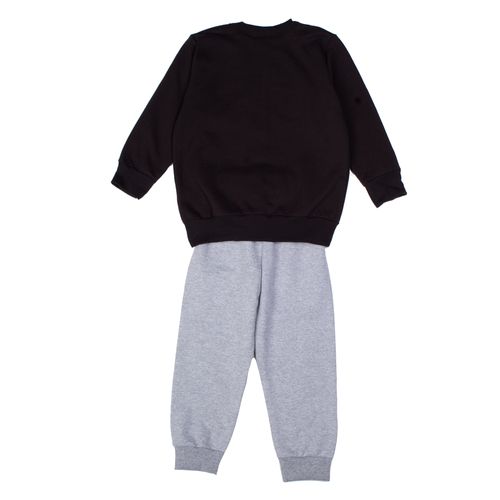 Conjunto Infantil Rovitex Moletom Dinosaurus Preto/cinza