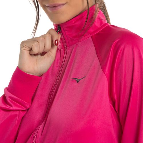 Agasalho Feminino Mizuno Basic Root Pink/cinza